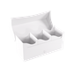 Triple Deck Holder 300+ XL White