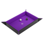 Magnetic Dice Tray Rectangular Black/Purple